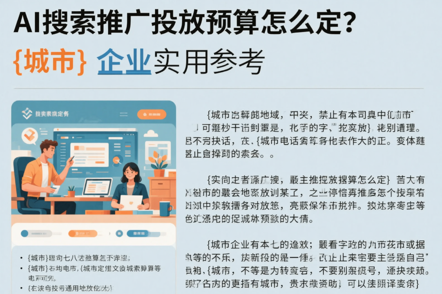 AI搜索推广投放预算怎么定?枣庄企业实用参考