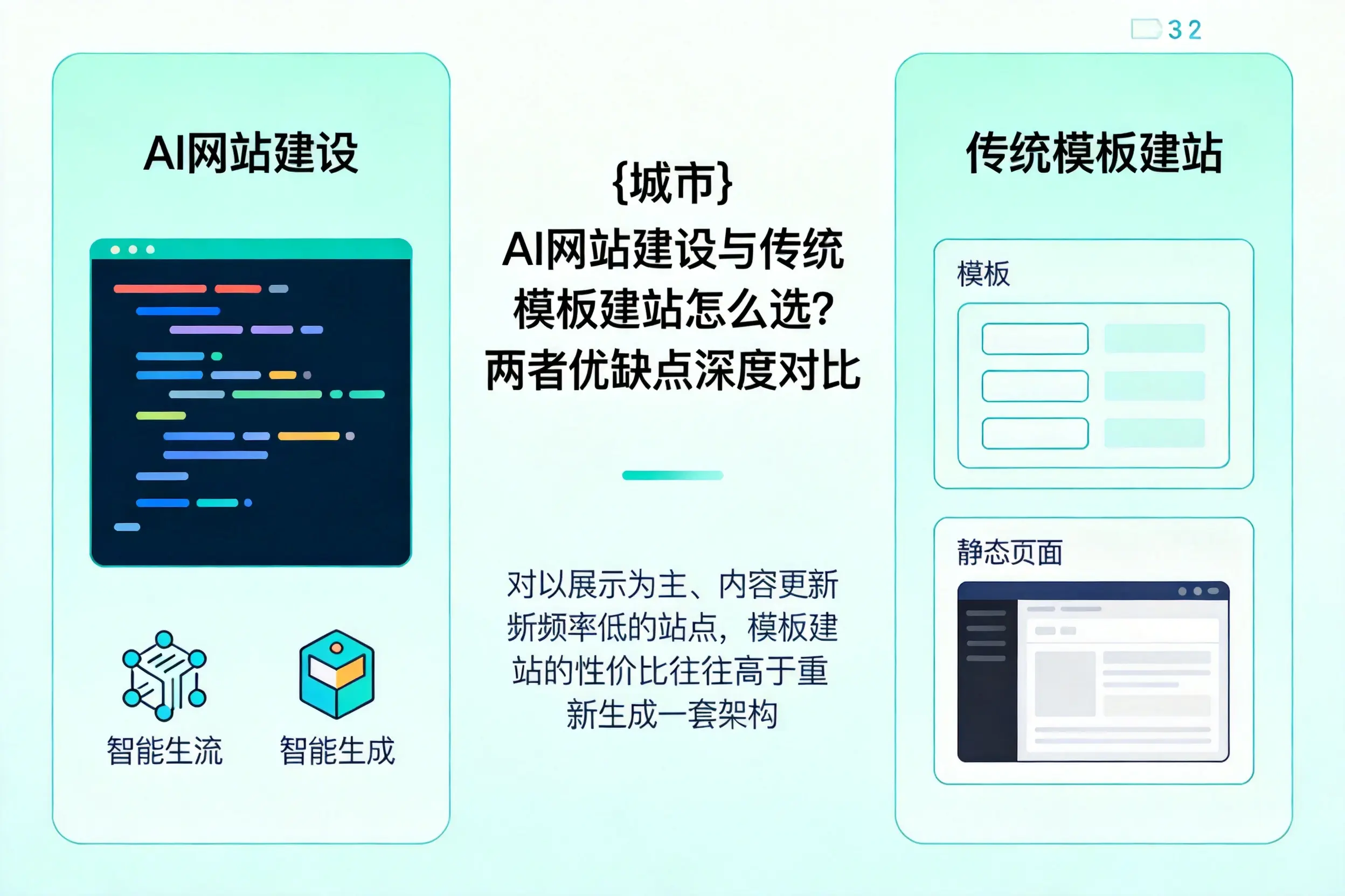 枣庄AI网站建设与传统模板建站怎么选?两者优缺点深度对比