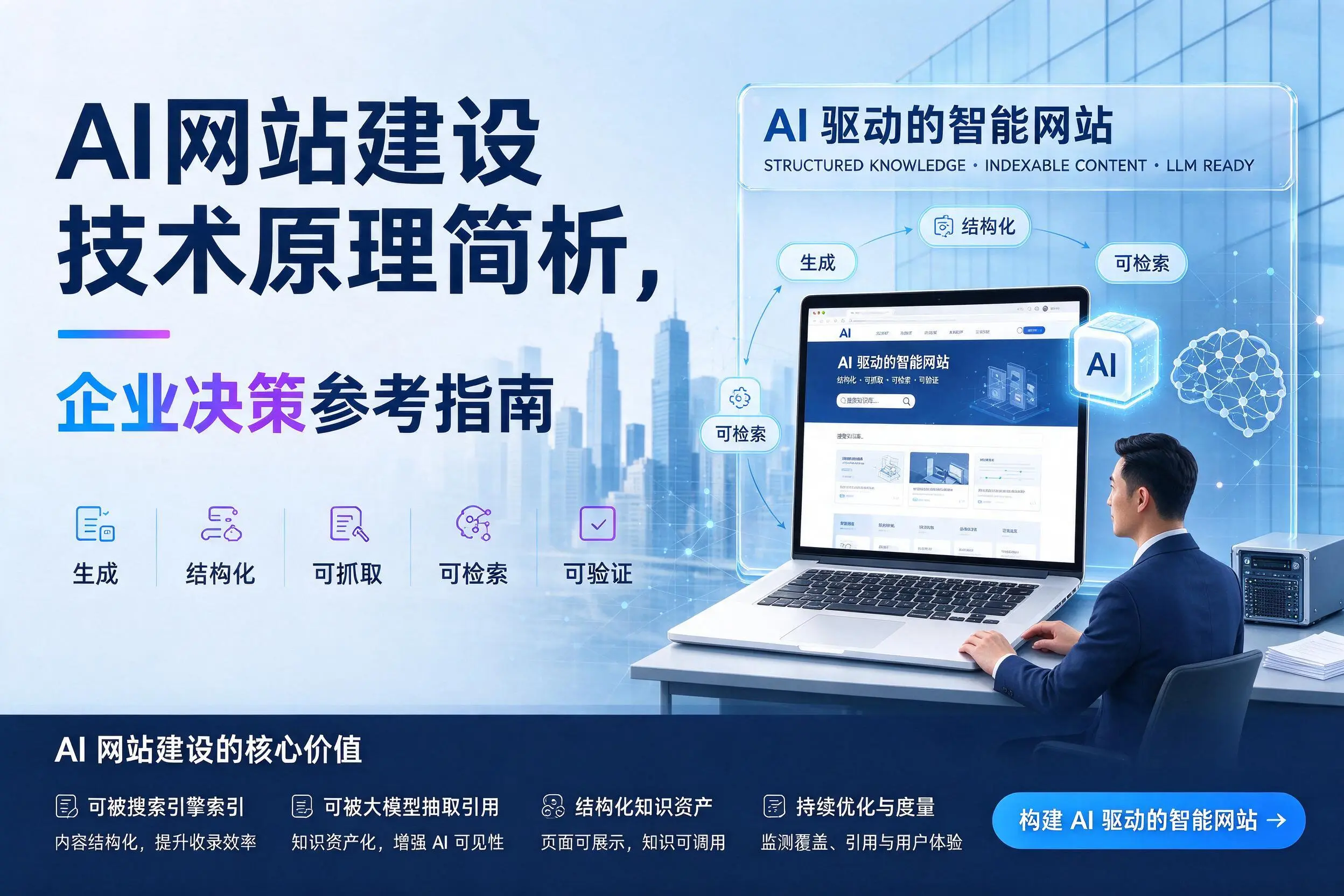 AI网站建设技术原理简析，枣庄企业决策参考指南