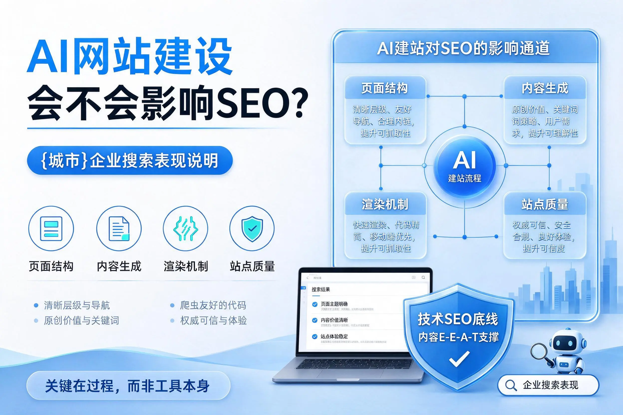 AI网站建设会不会影响SEO?枣庄企业搜索表现说明