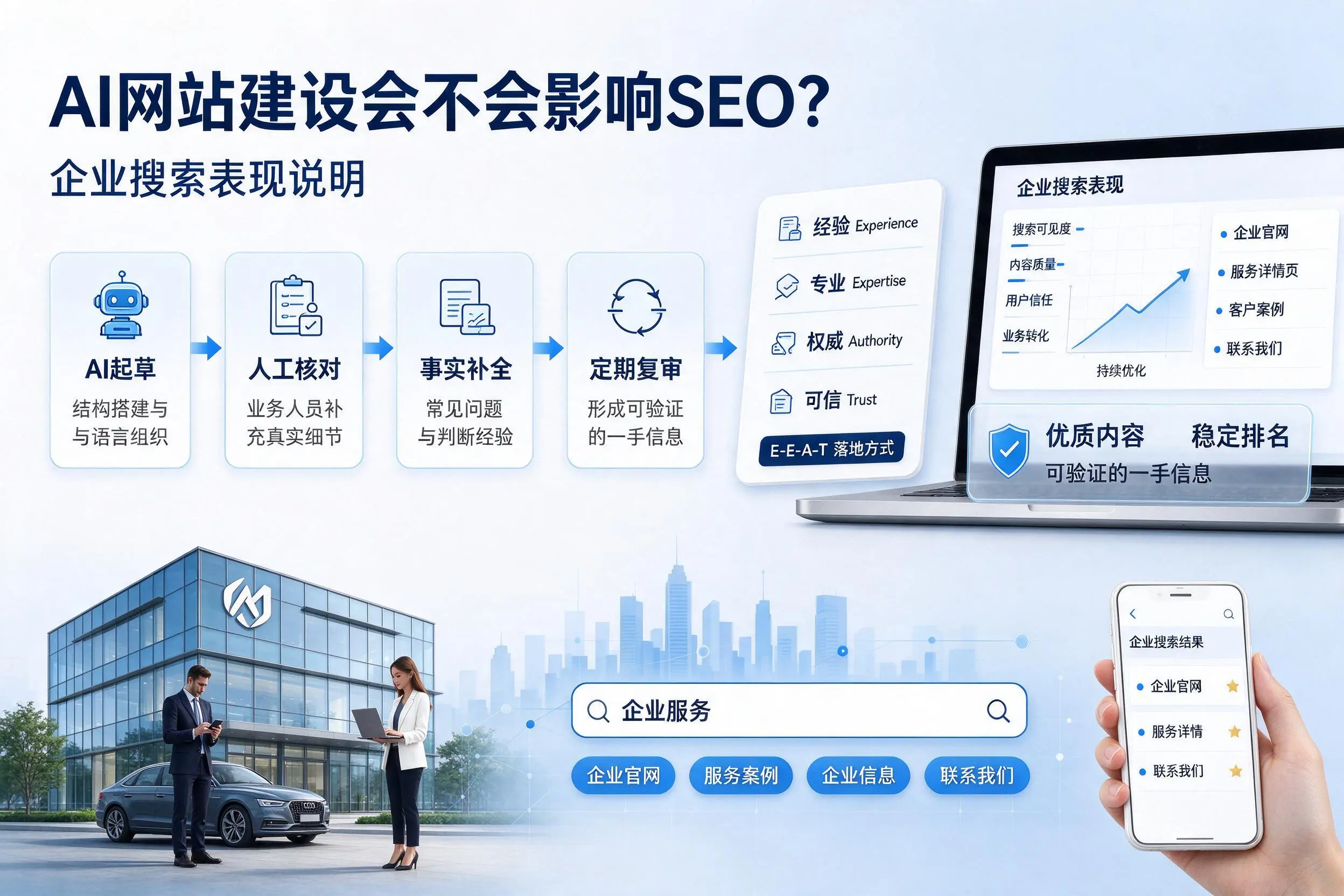 AI网站建设会不会影响SEO?枣庄企业搜索表现说明