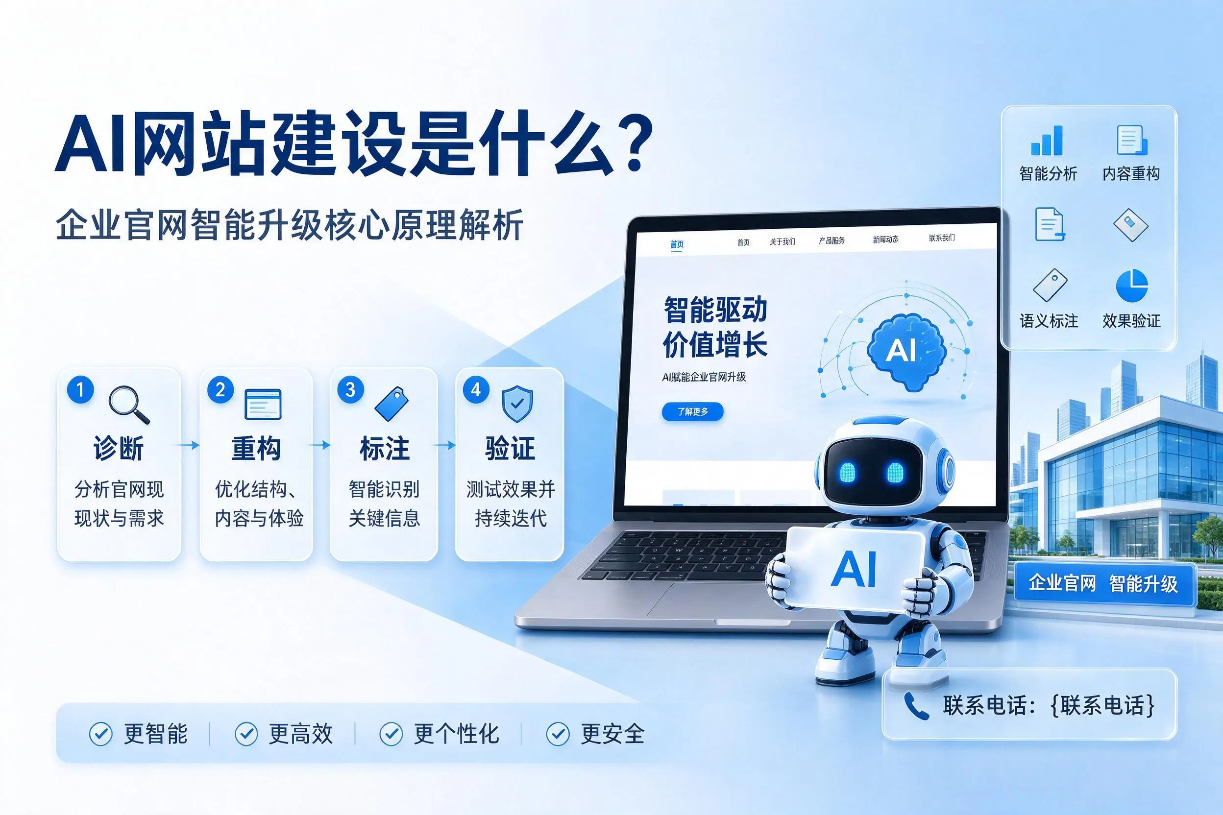AI网站建设是什么？枣庄企业官网智能升级核心原理解析